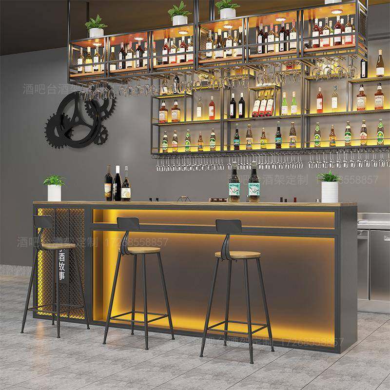 吧台工业风收银台酒吧操作台餐厅转角前台烧烤店柜台酒店岛台,收纳整理,烫衣板及配件,淘宝优惠券,粉丝福利购,淘宝优惠卷