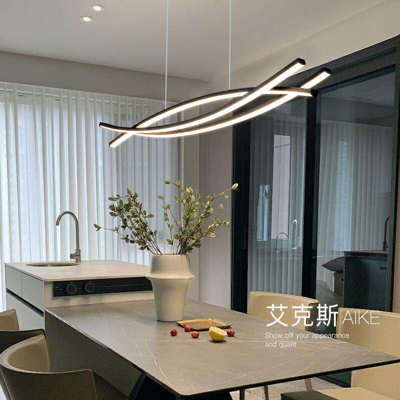 餐厅吊灯现代简约极简轻奢个性创意2024年新一字长条岛台餐桌吊灯,纺织面料/辅料/配套,纺织机械配件,淘宝优惠券,粉丝福利购,淘宝优惠卷