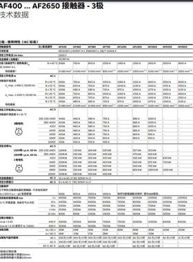 ABB交直流通用接触器AF205-30-11-11*24-60V50/60HZ20-60VDC