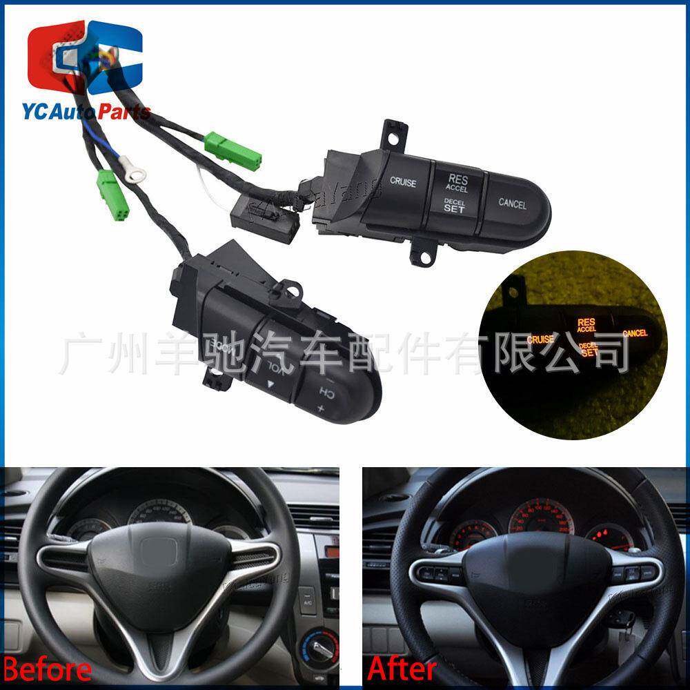 36770-SNA-A12带换挡拨片方向盘音量巡航开关适用于飞度思域锋范