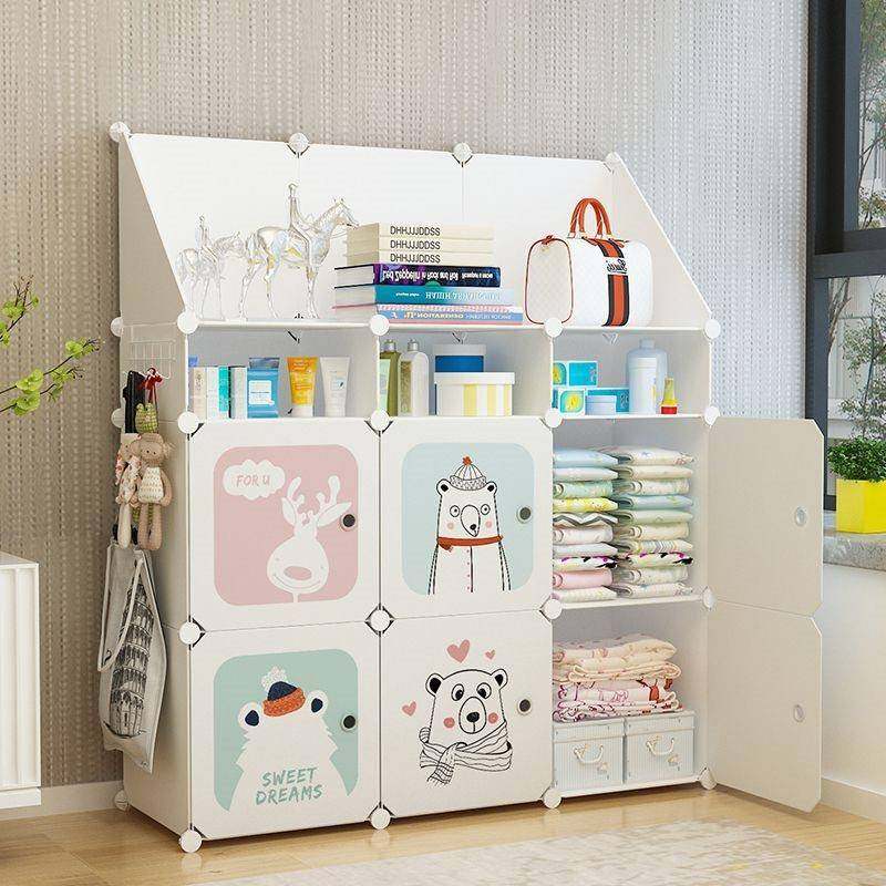 简易儿童收纳柜子衣柜布多功能宝宝婴儿小孩卧室塑料组装储物整理,机械设备,其他机械设备,淘宝优惠券,粉丝福利购,淘宝优惠卷