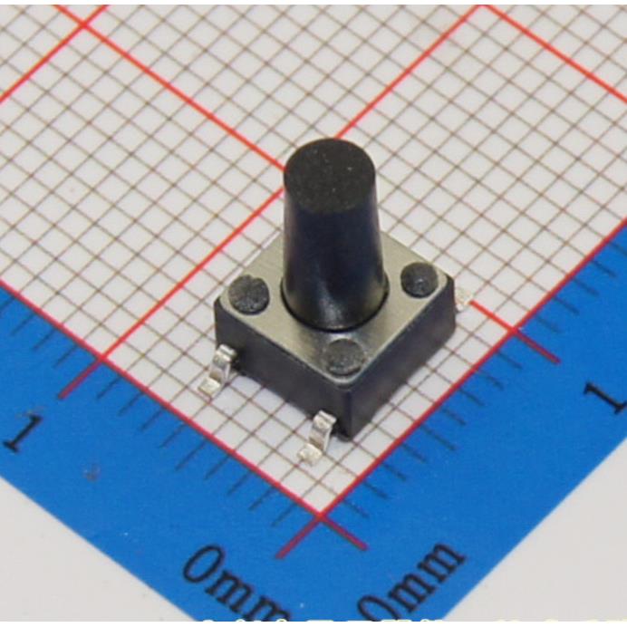 轻触开关6X6X10MM6*6*10SMD贴片4脚微动开关按键开关编带