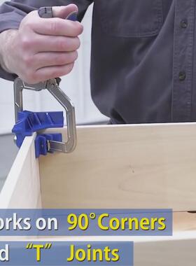 9定0度折边大力钳美钢柄焊接大力式夹PYF持工具木工工具位器直角