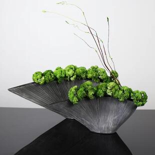 摆脂件 简约RKF轻树花家瓶花艺居摆件ins风奢北欧风客厅创意软装