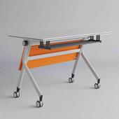 16041训桌移动办公桌功能培拼接会议议桌长桌简约现代洽谈多折叠