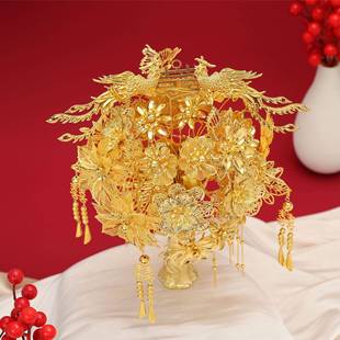 ZD-7新捧款翠缤纷色手花dy高金级材i料中式婚礼新娘新婚秀禾旗袍