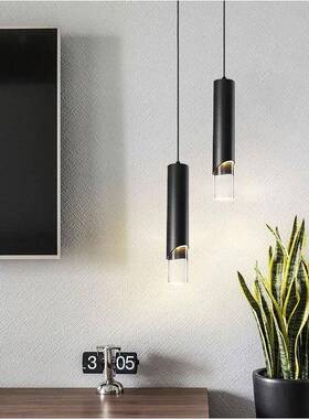 轻奢BYG-322卧床头灯网红简约现代客厅吊背景吧室台餐厅长线小吊