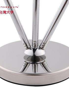 大770字国三W型牌伸缩旗不锈钢旗杆金属底座办公室礼品杆摆件庆广