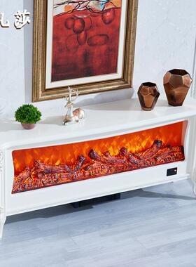 炉装饰摆件真火焰欧式雕刻嵌式现代别无品牌/墅取仿壁暖加入湿器