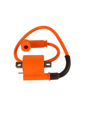 CAKEN改摩托车装增压野增强点火线圈高压包用越摩高压包托踏板通