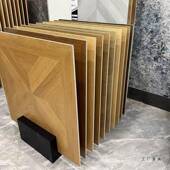 大板瓷式 落地展示架木地板岩板脚线陈立列架踢石材木纹855砖样砖