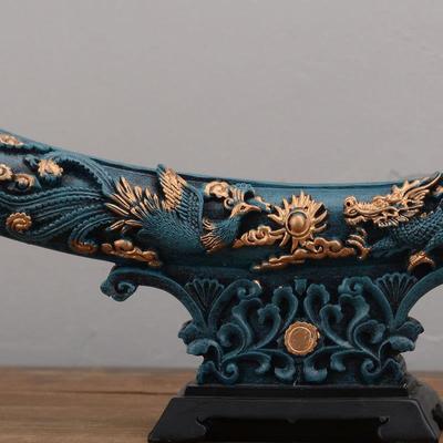 欧式书房摆设招财八马牙装饰件办公XY-013室摆玄关厅客装饰品开业