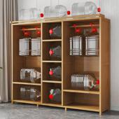 收柜衣家用卧室MFF简易布纳衣柜楠竹简木约出租房用实加粗加固柜