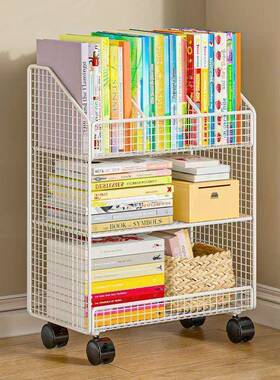 置零食架物多功厂家直供能桌下置物架可移动书架书桌旁收纳物架学