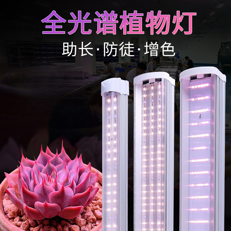 T8T全光谱植物光灯多肉防徒色室内花卉热植育苗蔬菜生长灯