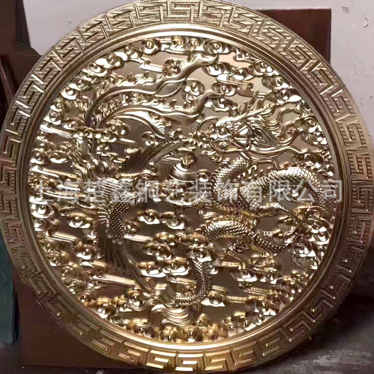 厂家供应铜合金金属雕刻品铝铜板雕刻家用铜工艺品摆件制作