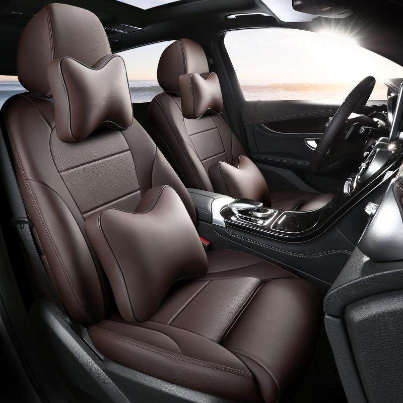 专用汽车座套北京奔驰GLK300GLK260GLK200四季适用全包真皮坐垫