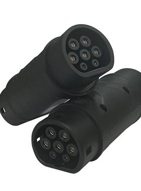 220V-250VAc国转欧Ev适配器Gbt至Type2适配器节能电源转换