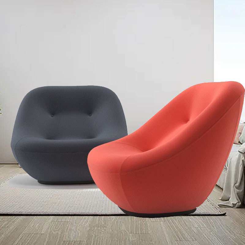 写意空间Ligne Roset Bonnie单人双人创意设计小户型休闲弧形沙发