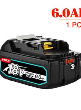 替换18V 6000mAh/8000mAh BL1860B可充电锂离子电池电动工具电池