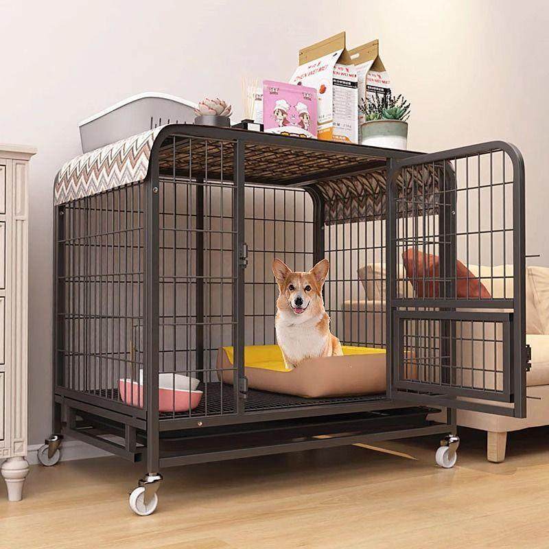 狗笼子家用室内带厕所大中小型犬泰迪柯基比熊柴犬金毛大笼子狗窝