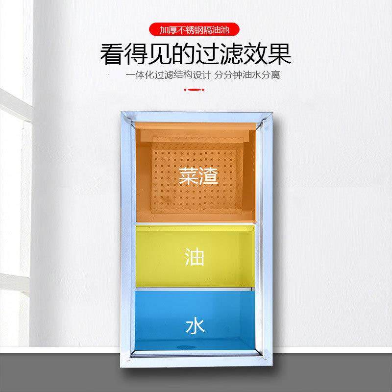 89030/021隔油池不锈钢厨房地埋式过滤器商厨用房餐4饮油水分离器