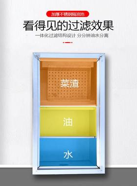 89030/021隔油池不锈钢厨房地埋式过滤器商厨用房餐4饮油水分离器