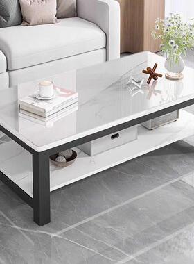 钢VPT2子化阳玻璃茶几客厅家用小户型台小桌205新款轻奢高级感茶