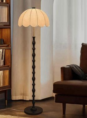 落地灯复客厅高地颜值37612中古卧室沙发落氛围灯高级感古立式中