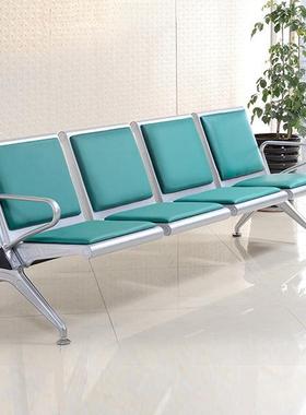 不锈钢连排椅人位机场银车站等候椅公共lpy001座椅行三医院大厅排