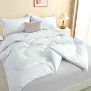 酒芯店白色被整张羽丝绒家被用冬天子内胆被加0020厚羽丝绒可按需