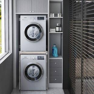 洗衣机置物架干机烘干衣机-放上架落地阳台洗碗机滚叠筒方收纳架