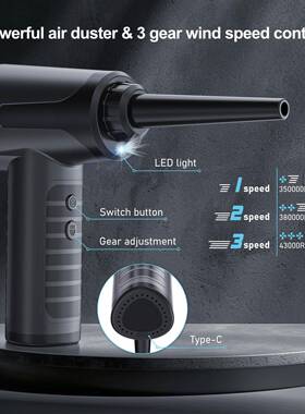 厂家直销多功能手持大功率吹AD37尘器无线迷便携式你尘电动除器吹