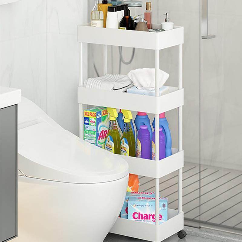 厨房窄置物架卫间浴室架冰箱角落整多层收纳缝窄缝收HH-YSJ生纳神