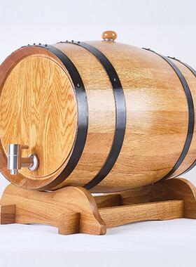橡木桶酒桶工厂1L升oak烤barrel烘75432无内胆白兰地葡萄酒桶0木