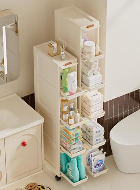 152cm夹缝收柜多层置物架窄缝物抽屉式储柜卫生间0客厅整无品牌/