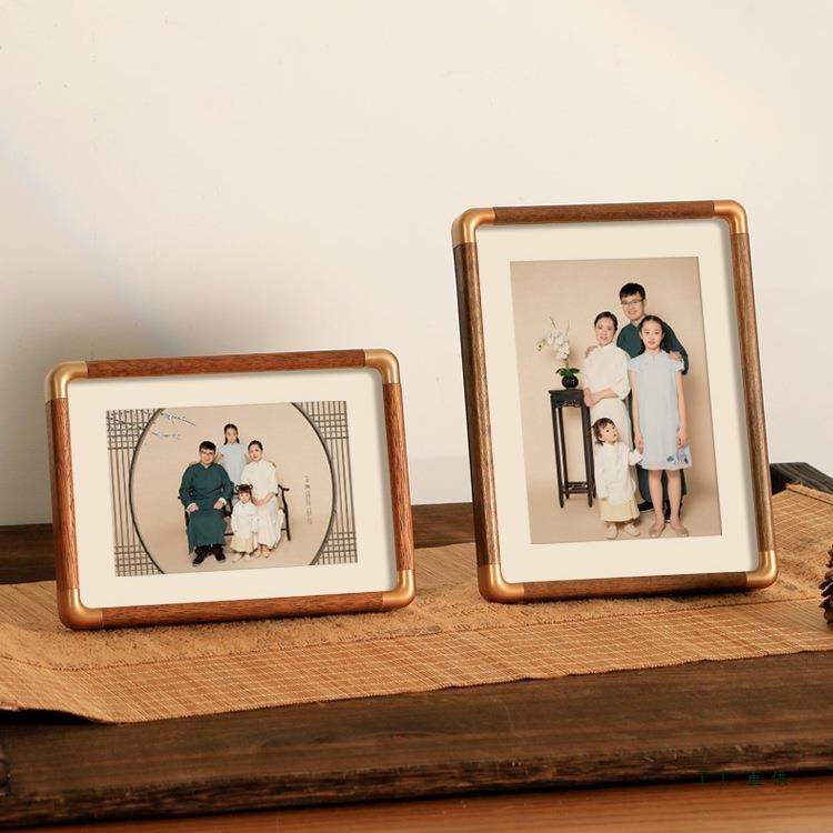 中式实木相框台木质F97MST86画装裱六6摆寸78八洗照片做框成感七,家居饰品,DIY亲子装饰画,淘宝优惠券,粉丝福利购,淘宝优惠卷