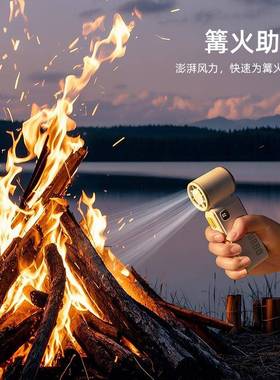 25扇年新风款暴WH14力风户外便携100档极无调速手持扇数显迷你小