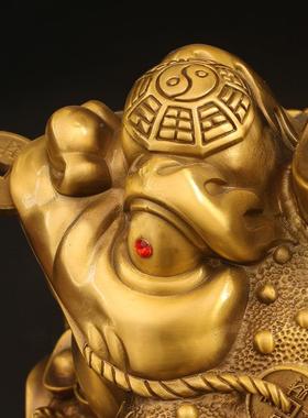 厂批件发八方工来财金蟾摆件开金业店铺MSZ家居蝉礼品铜金蟾摆客