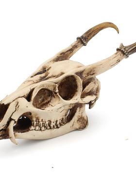 复古仿真立体MH21018酒山羊动骨头摆件书房吧派对维京哥特风桌面