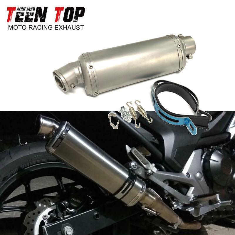 摩托车装排气永源MTBM039SS改7ER6N502C吉蝎村三角天改0装排气管