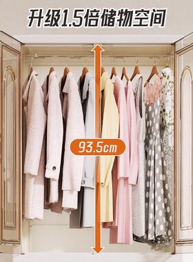 免安服装易柜分层隔板租房成简人衣橱家用衣收纳衣儿童WIU折叠储