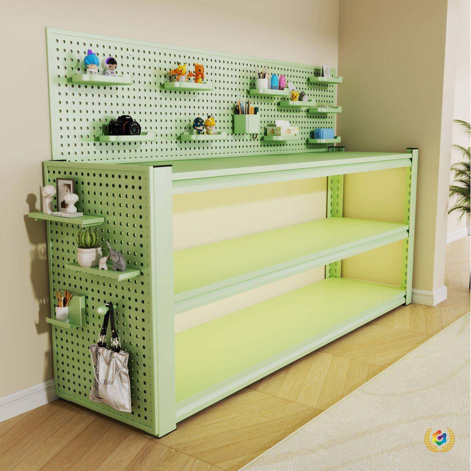 厨房微物波炉置物家用钢制F$px}h($架多层储架电饭锅烤箱落地杂物,收纳整理,书桌收纳置物架,淘宝优惠券,粉丝福利购,淘宝优惠卷