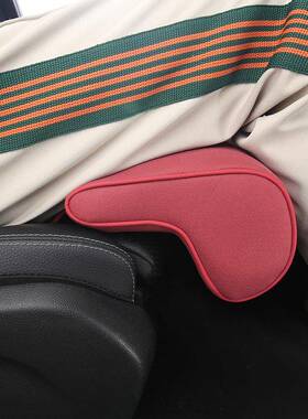 款汽腿58635车坐垫记忆棉腿托翻毛皮垫托一体新主驾位副驾座椅加