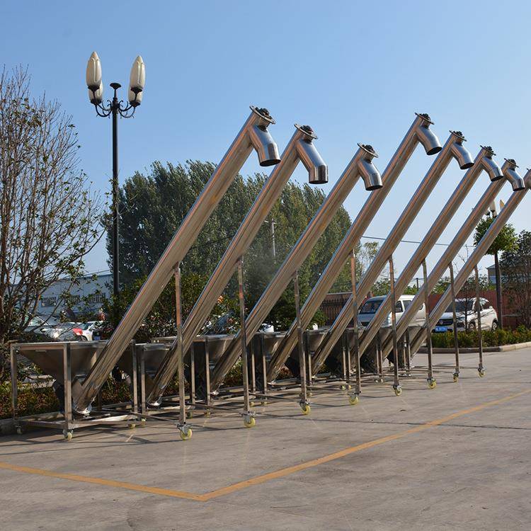 厂家直销医药粉末不锈钢提升机粉煤灰塑料粉末上料机面粉提升机