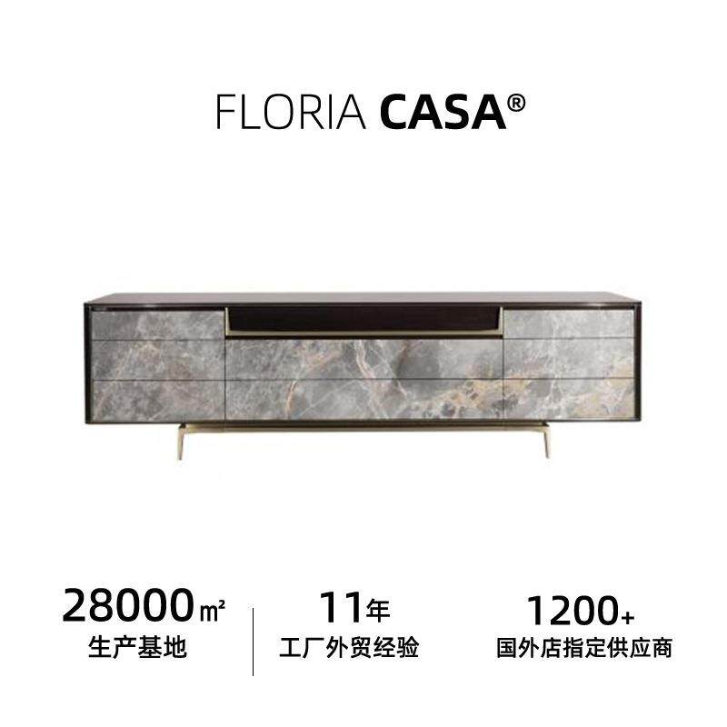 后现代港式轻奢电视柜Телевизионныйшкаф