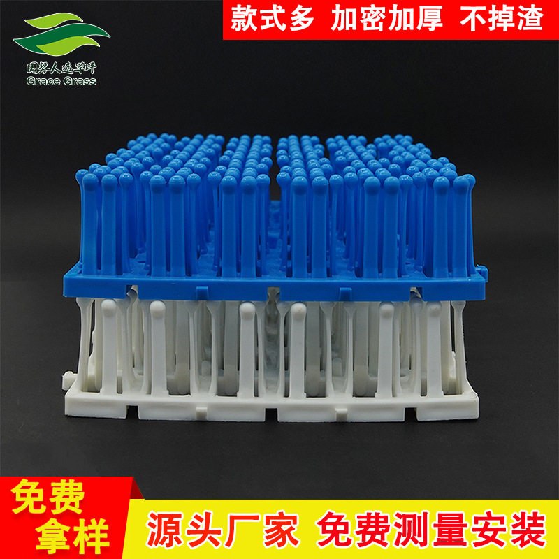 热销户外滑雪滑道滑梯网红游乐设备旱雪滑道人造塑料草坪旱雪坡道