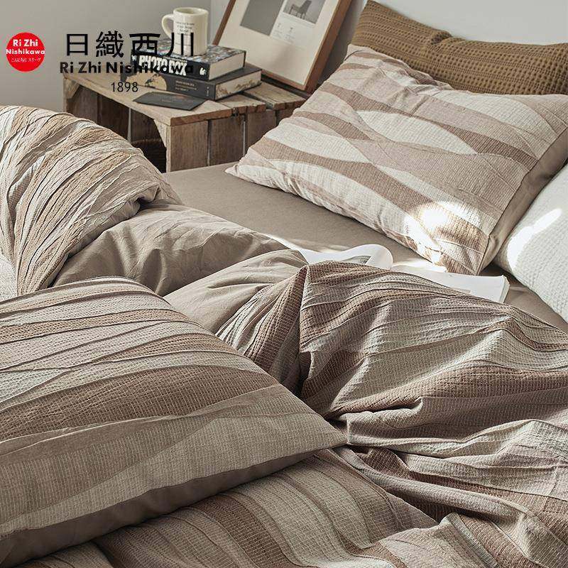 智利南部港口/Industria工业复古泡泡纱长条波纹全棉床单四件套,鲜花速递/花卉仿真/绿植园艺,割草机/草坪机,淘宝优惠券,粉丝福利购,淘宝优惠卷