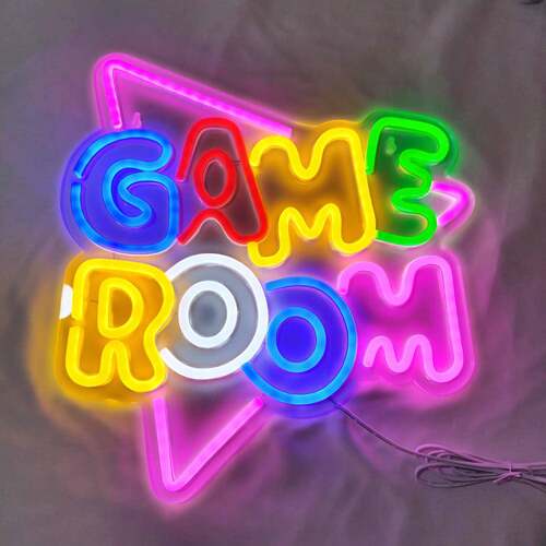 热卖gameroom游戏机房霓虹装饰灯电商热销款多色混搭