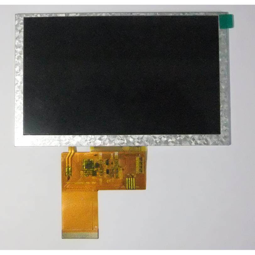 5寸tft彩屏高清800480rgb接口液晶屏电阻电容触摸户外高亮显示屏